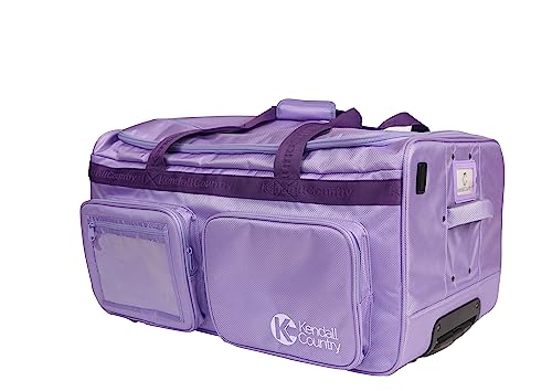 28" Lilac Purple Dance Bag with Garment Rack