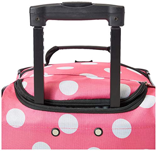 Pink Rockland Rolling Duffel Bag 22" - Aviation