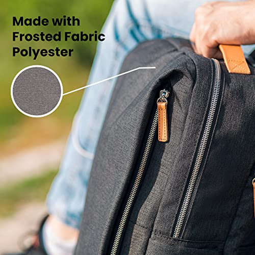 Nordace Siena USB Charging Laptop Backpack - Black