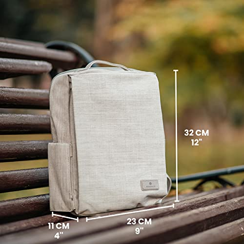 Nordace Siena II Mini Smart Backpack - Light Gray