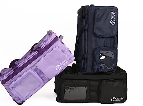 28" Lilac Purple Dance Bag with Garment Rack