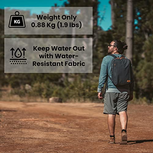 Nordace Siena USB Charging Laptop Backpack - Black