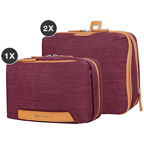 Nordace Red Travel Packing Organizers Set