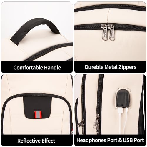 Aviation Travel Laptop Backpack with USB Port