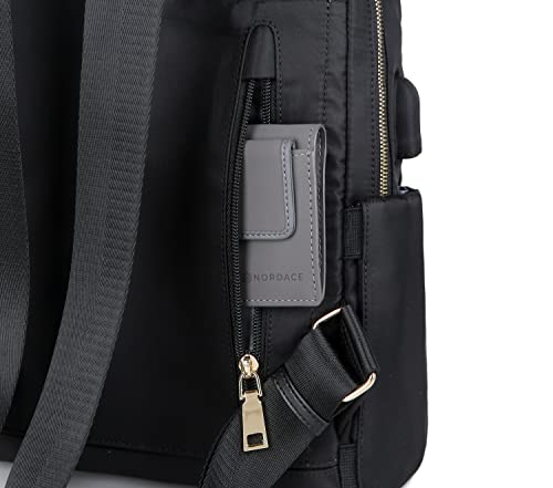 Nordace Ellie Mini Backpack with USB Port - Black