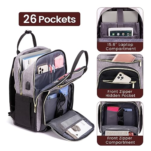 Aviation Laptop Backpack: 15.6 Inch, Fashion, Anti-theft