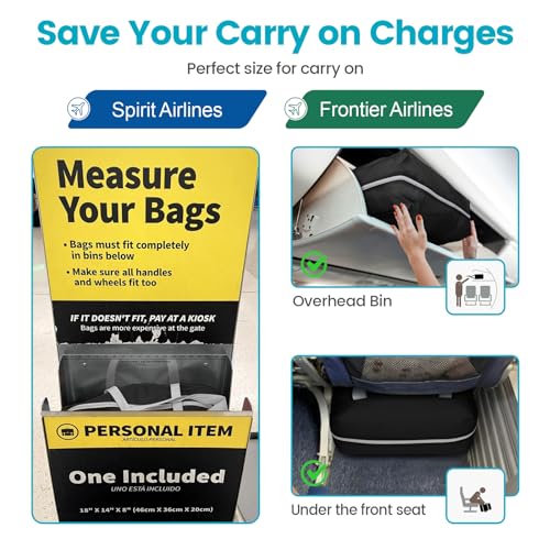 Spirit Airlines Personal Item Bag by Cambond - 18x14x8