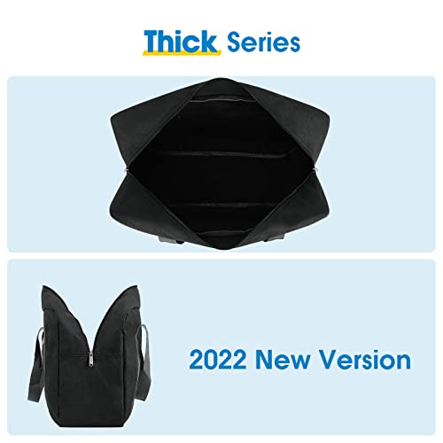 Foldable Travel Duffel Bag for Spirit Airlines (1112 Black)