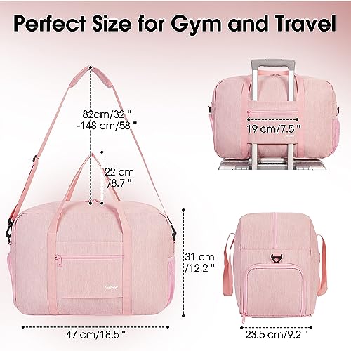 Aviation Gym Duffel Bag with Wet Pocket, Shoes Compartment