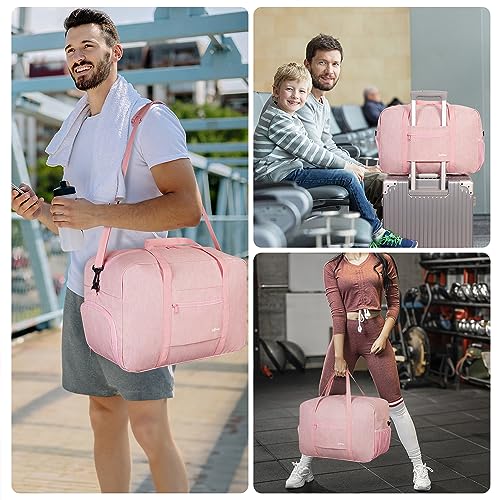 Aviation Gym Duffel Bag with Wet Pocket, Shoes Compartment