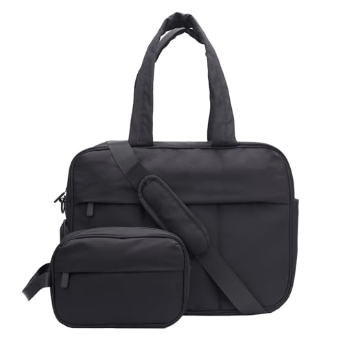 16" Black Airline Personal Item Weekender Bag