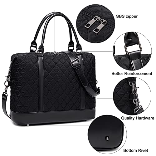 Aviator Canvas Travel Tote Bag with Zipper