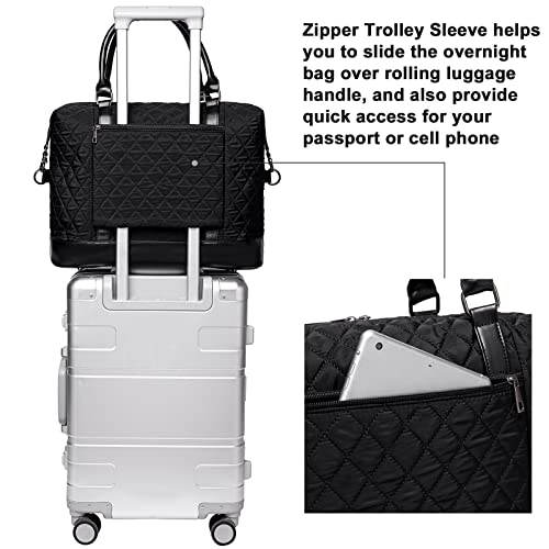 Aviator Canvas Travel Tote Bag with Zipper