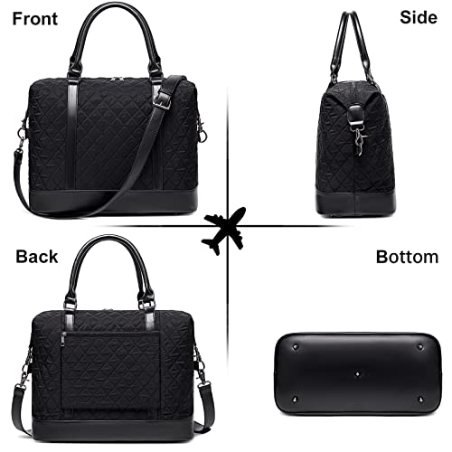 Aviator Canvas Travel Tote Bag with Zipper