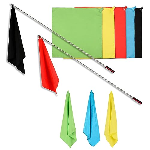 GAITWIN Horse Training Flag Set with Telescopic Pole