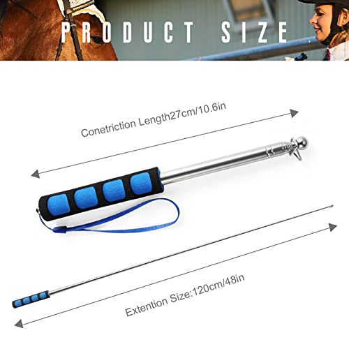 4 Piece Horse Training Flag Set with 4ft Pole