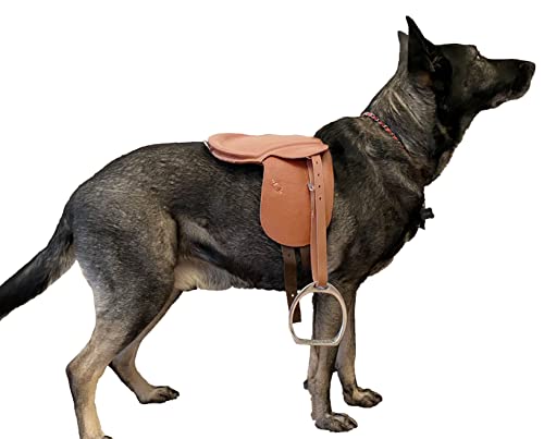 Equitem Leather Rocking Horse English Saddle (Tan Brown)