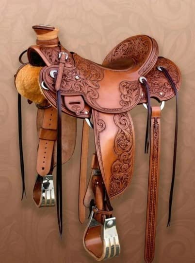 Western Leather A Fork Wade Tree Roping Saddle