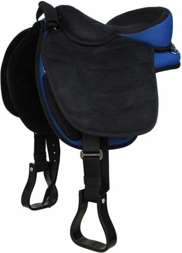 Western Style Synthetic Treeless Horse Saddle for Pleasure Trail