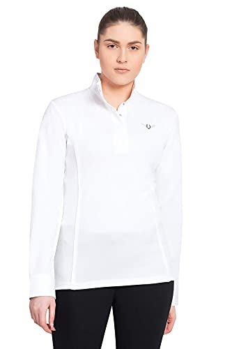 TuffRider Women's Kirby Show Shirt in White, Medium