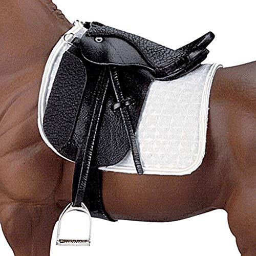 Breyer Stoneleigh II Dressage Saddle - Black, 1:9 Scale