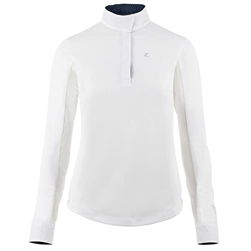 Women's Blaire Long Sleeved Sun Show Shirt White/Navy