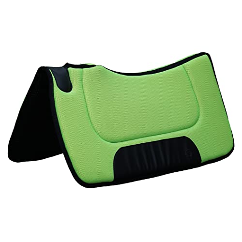 Premium Contoured Western Saddle Pad with Synthetic Mesh