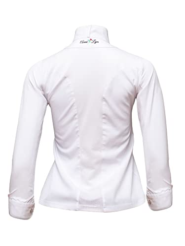 Anni Lyn Girl's Ventilated Show Shirt - Vibrant Horses