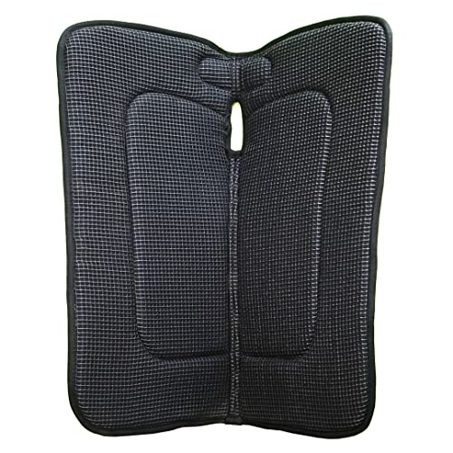 Premium Contoured Western Saddle Pad with Synthetic Mesh