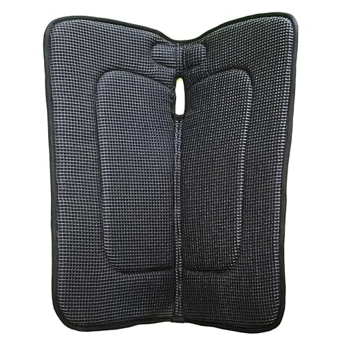 Premium Contoured Western Saddle Pad with Synthetic Mesh