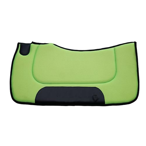 Premium Contoured Western Saddle Pad with Synthetic Mesh