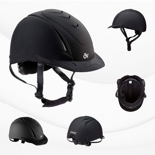 Ovation Deluxe Schooler Equestrian Helmet Black Small/Medium
