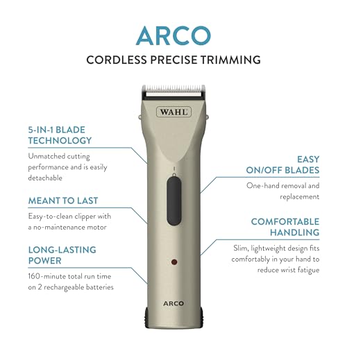 WAHL Professional Animal Arco Cordless Horse Clipper Kit