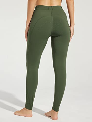 Women's Winter Fleece Riding Breeches Equestrian Schooling Tights