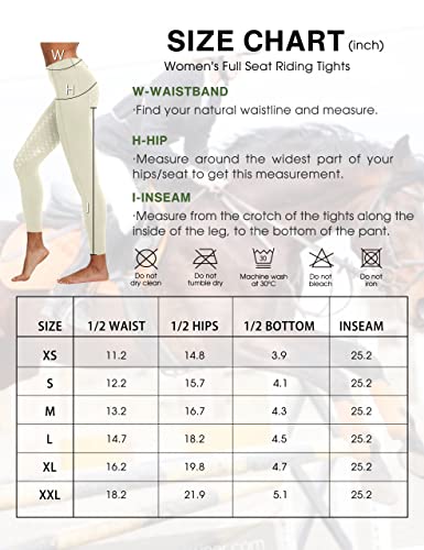 Women's Full Seat Riding Tights with Silicon Grip