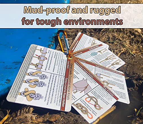 Portable Horse Knot Cards for Equine Knot Tying