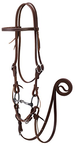 Weaver Leather Working Tack Bridle: Golden Chestnut, Snaffle