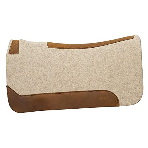 Weaver Leather Wool Blend Saddle Pad, Tan