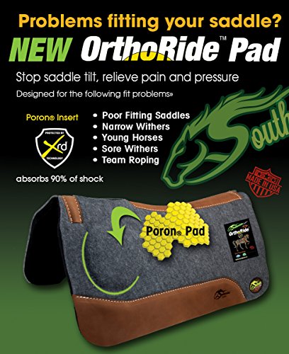 OrthoRide Correction Saddle Pad: Southwestern Equine, USA Made