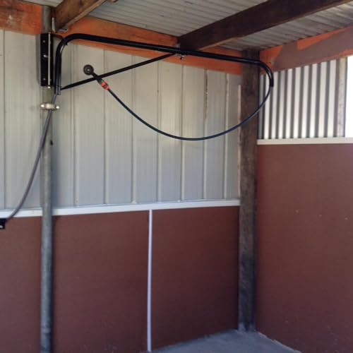 Wall-mounted Horse Wash Attachment - Prevents Tangles and Trampling
