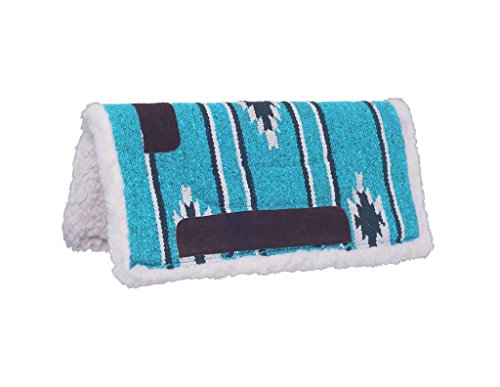 Mini Sierra Saddle Pad in Southwestern Teal/Black/Cream