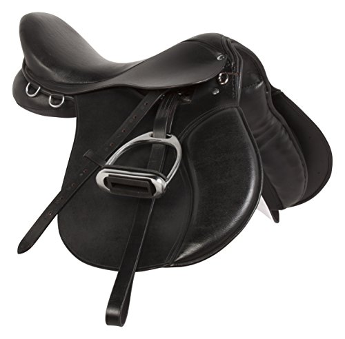 Acerugs All Purpose Premium Black Leather Saddle Starter
