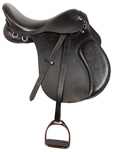 Acerugs All Purpose Premium Black Leather Saddle Starter