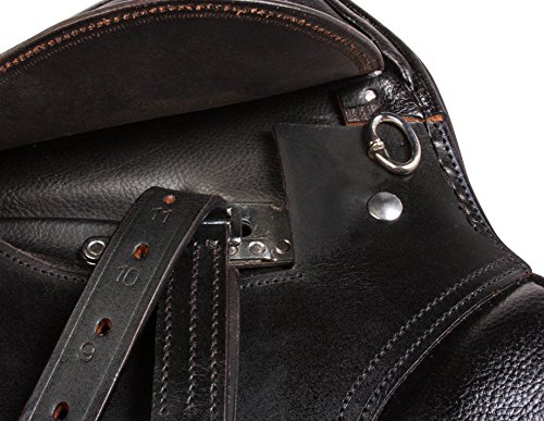 Acerugs All Purpose Premium Black Leather Saddle Starter