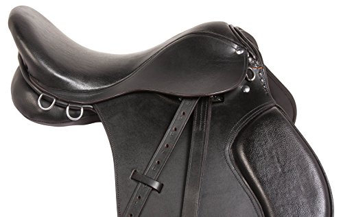Acerugs All Purpose Premium Black Leather Saddle Starter