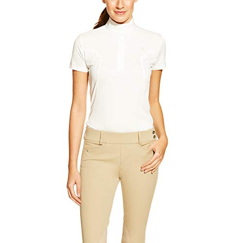 ARIAT Women's White Aptos Show Shirt Large