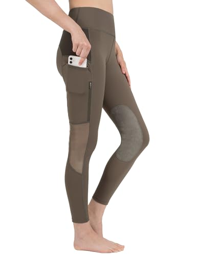 Women's Riding Tights with Zipper Pockets, Cooling Mesh