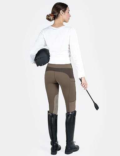 Women's Riding Tights with Zipper Pockets, Cooling Mesh