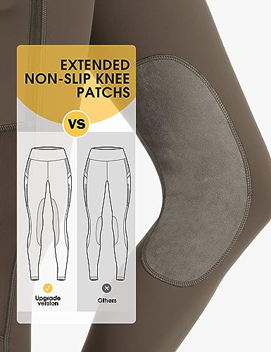 Women's Riding Tights with Zipper Pockets, Cooling Mesh