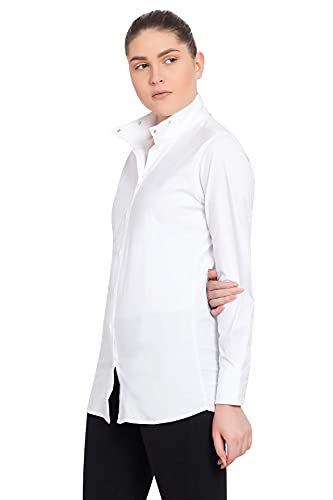 TuffRider Women's White Show Shirt, Size 32